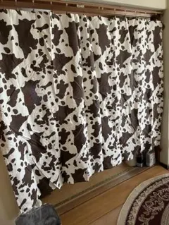 牛柄 間仕切りカーテン(180㎝×148㎝)