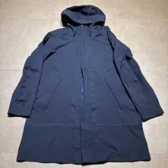 The north face ナイロンジャケット　ロング　紺　NP2451N