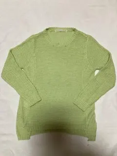 オンワード樫山レディースコットンセーター（M）美品 サイズ2 最終値