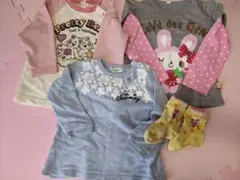 キッズ服　９０サイズ　女の子　3点セット　靴下