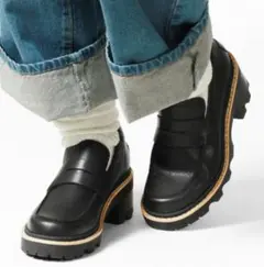 SOREL　ジョアンナウシティーローファー　ソレル　厚底ローファー　24センチ