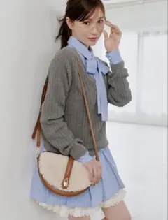 SNIDEL シャツコンビチュニック　GRY サイズ1