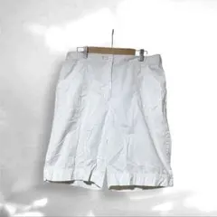 ホワイト ショートパンツ サイドポケット付き