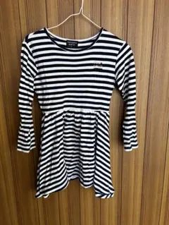 POM PONETTE AMIE ストライプワンピース