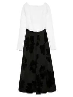 CELFORD＊フロッキープリントドッキングワンピース