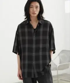 OMBRE CHECK FLUFFY H/S SHIRT WYM