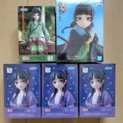 薬屋のひとりごと　猫猫　フィギュア　ポンチョ　　 ＆ちょこのせ　５点