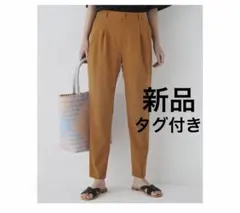 新品human woman ヒューマン ウーマン テーパードストレッチパンツ