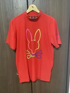 Psycho Bunny オレンジ モックネックシャツ XL - メルカリ