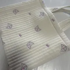KUROMI新品　クロミ　2wayトートバッグ　レッスンバック　サンリオ習い事