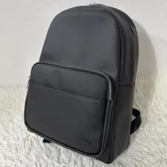 【未使用級】 LACOSTE リュック ポケットバックパック ブラック