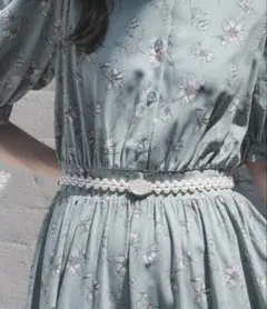 パールデザイン ベルト ホワイト