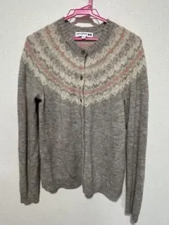 UNIQLO ユニクロ　イネスコラボ　カーディガン　ニット　Lサイズ