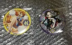 ONE PIECE 輩缶バッジ　ワノ国　ナミ&ロビンのサムネイル