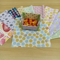 ★A535★ カットクロス/プリント生地/国産/25cm×25cm/10点