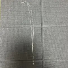 シルバーカラー ノットデザイン ロングネックレスのサムネイル