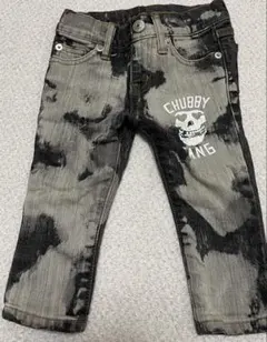CHUBBY GANG ロングパンツ　デニム　80 スカル　ドクロのサムネイル
