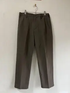 無印良品 MUJI 風を通す ワイドテーパードパンツ　M 330849-395