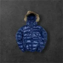 00s old uniqlo ダウンジャケット ファー Y2K 平成 グランジ