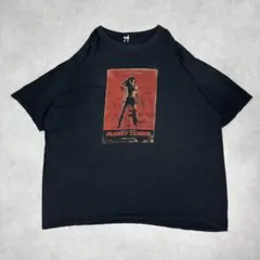 古着 00s プラネットテラー 半袖 シャツ 映画 ムービー ブラック 黒 ② 