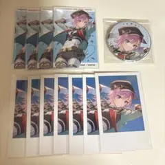 にじさんじ 夕陽リリ チェキ 缶バッジ