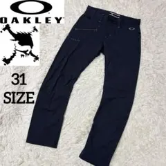 【美品】OAKLEY オークリー ブラック パンツ ゴルフ スカル 31