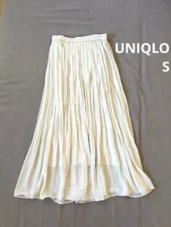 UNIQLO プリーツスカート Sサイズ ホワイト