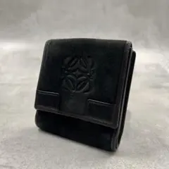 LOEWE✨長財布 ラウンドファスナー リピート アナグラム ブラック 909