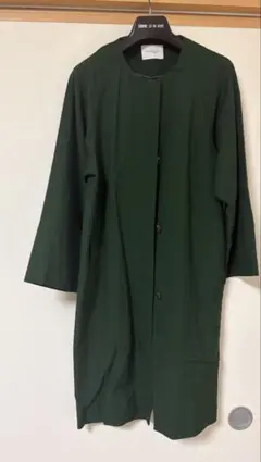 BEAUTY&YOUTH ダークグリーン ロングコート