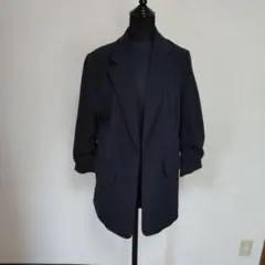 【H＆M】ダークネイビー テーラードジャケット