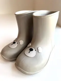 プティマイン petit main 長靴 レインブーツ ベージュ 15cm