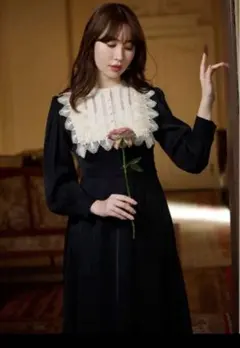 ハーリップトゥ風ワンピースブラウグレースM