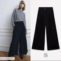ZARA ZW COLLECTION ダーツ入りアンクル丈パンツ　タグ付き