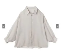 【タグ付き】ドロップショルダーシアーシャツ[dk881]のサムネイル
