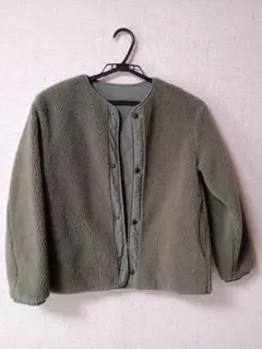 【UNIQLO】リバーシブルオリーブグリーンジャケット 150