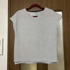 仕事にも遊びにも★はるやまで購入。ストライプ Vネック ノースリーブ