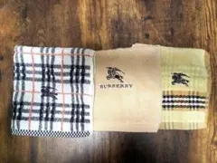 バーバリーウォッシュタオル　３枚セット