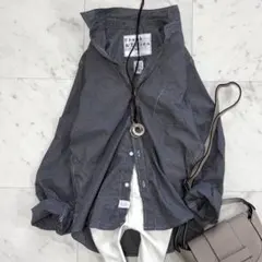 美品✨希少S　フランク&アイリーン　バリー　シワ加工　コットンシャツ　チェック