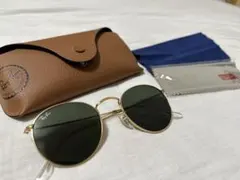 Ray-Ban レイバン サングラス RB3447 ラウンドメタル　箱・メガネ拭
