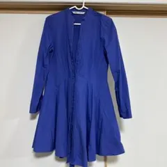 ZARA 青 長袖 チュニック