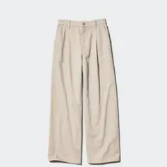 ユニクロ　ドレープデニムタックパンツ M 新品未使用