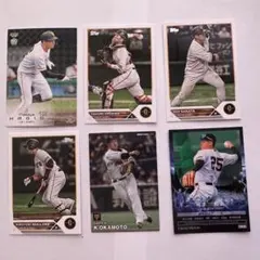topps 2023 bbm 読売ジャイアンツ 6枚セット