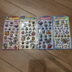 うるちゅる pop seal シール パペットスンスン ノンノン　ゾンゾン　4枚