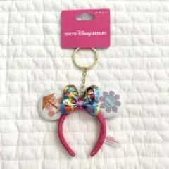 ディズニー キーチェーン キーホルダー ミニー カチューシャ ディズニーリゾート