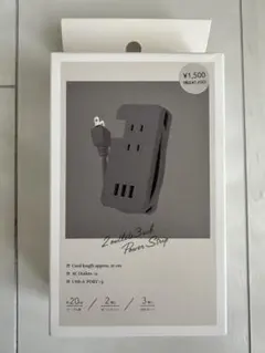 3COINS コンセント 3USBタップ 1200W