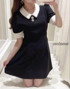 evelyn 黒 ワンピース