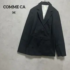 コムサ COMME CA テーラード ジャケット M ブラック フォーマル
