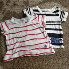 ２枚セット　80cm　ボーダー柄　男の子　女の子