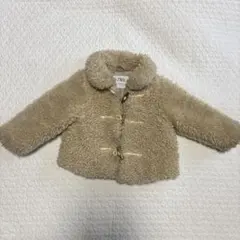 ZARA フリースジャケット 12-18ヶ月 ベージュ