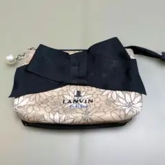 LANVIN フラワープリント ポーチティッシュケース付きのサムネイル